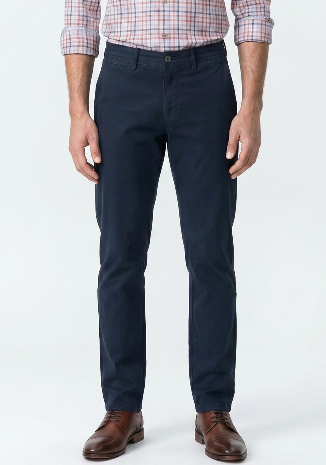 Andre Mane Modern Fit Chinos, Dark Navy
