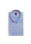 Andre Rome Gingham Shirt, Navy