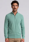 Andre Venice Quarter Zip Sweater, Green