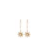 Angela D’Arcy Pearl Burst Hook Earrings, Gold