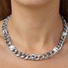 Dyrberg/Kern Angelina Crystal Necklace, Silver