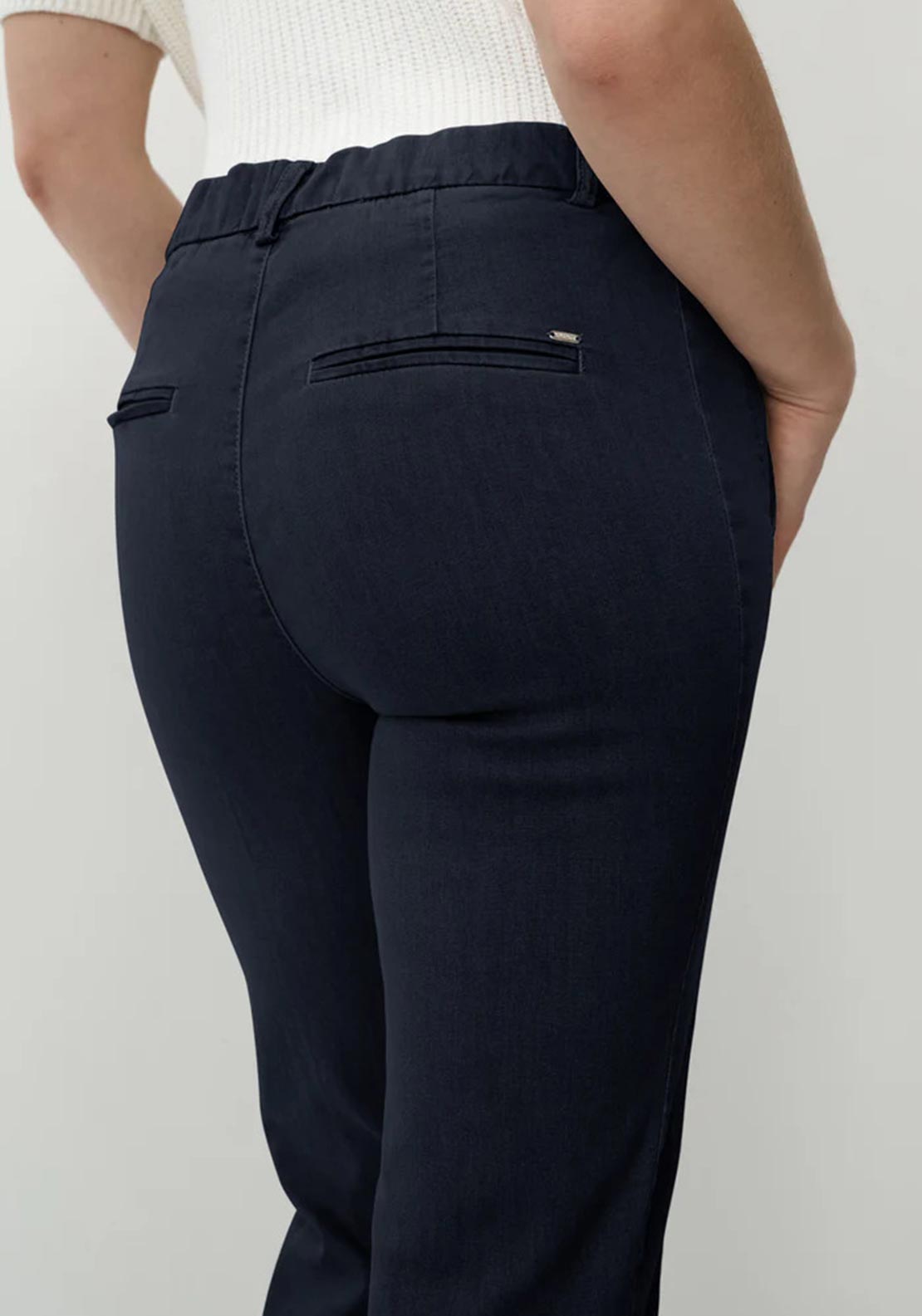 Anna Montana Mila Wide Leg Flexi Jeans, Navy