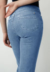 Anna Montana Angelica Jump in Slim 7/8 Jeans, Light Blue
