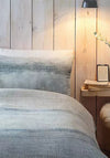 Appletree Hygge Anson Stripe Duvet Cover Set, Green