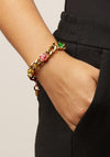 Dyrberg/Kern Ariane Pastel Crystal Bracelet, Gold