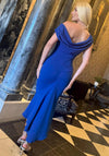 Atom Label Mercury One-Shoulder Midi Dress, Blue