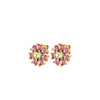 Dyrberg/Kern Aude Yellow Solitaire Crystal Earrings, Gold