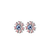 Dyrberg/Kern Aude Blue Solitaire Crystal Earrings, Silver