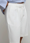 Vero Moda Aware Passi Knee Length Shorts, White