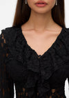 Aware Vero Moda Kienna Lace Top, Black