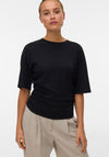 Vero Moda AWARE Navaro Round Neck Top, Black