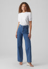 Vero Moda Kerry O-Neck Top, Bright White