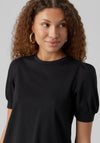 Vero Moda Kerry O-Neck Top, Black
