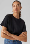 Vero Moda Aware Naima Heavyweight T Shirt, Black