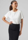 Vero Moda Aware Naima Heavyweight T Shirt, White