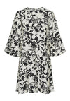 Vero Moda Ivone Flower Aline Mini Dress, Black