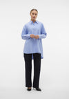 Vero Moda Inger Relaxed Fit Longline Shirt, Hydrangea