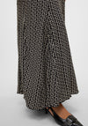 Vero Moda Aware Miranda Patterned Maxi Skirt, Black