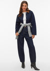 Vero Moda Aware Eveline Barrel Jeans, Dark Blue Denim