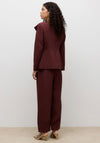 Vero Moda Aware Vivica Boat Neck Blazer, Burgundy