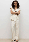 Vero Moda AWARE Vannah Tailored Trousers, Cream