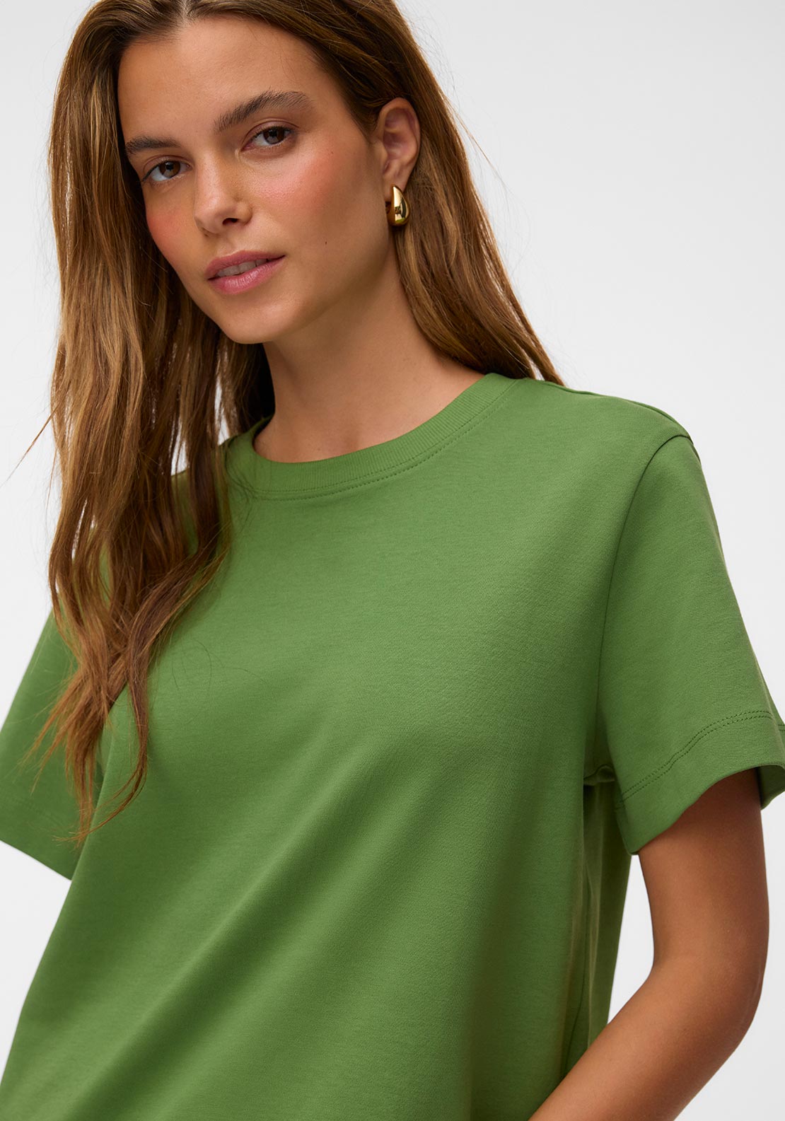Vero Moda AWARE Maima Round Neck T-Shirt, Green