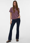 Vero Moda Aware Jada Striped T-Shirt, Purple