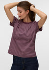 Vero Moda Aware Jada Striped T-Shirt, Purple