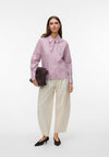 Vero Moda AWARE Carter Scarf Detail Blouse, Mauve