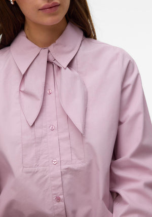 Vero Moda AWARE Carter Scarf Detail Blouse, Mauve