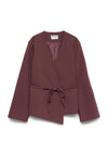 Vero Moda AWARE Tenora Wrap Blazer, Mauve