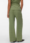 Vero Moda Aware Chanel Wide Leg Trousers, Green