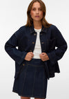 Vero Moda AWARE Lorina Oversized Denim Jacket, Dark Blue