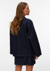 Vero Moda AWARE Lorina Oversized Denim Jacket, Dark Blue