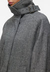 Vero Moda AWARE Calliope High Neck Jacket, Black and White