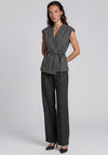 Vero Moda Aware Chanel Wide Leg Trousers, Black