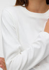 Vero Moda AWARE Naima Long Sleeve Basic Top, White