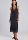 Vero Moda AWARE Claire Sleeveless Lace Detail Midi Dress, Navy