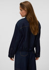 Vero Moda AWARE Berrie Denim Bomber Jacket, Dark Blue