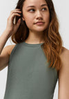 Vero Moda Lavender Ribbed Midi Dress, Laurel Wreath
