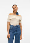 Vero Moda Jada Off Shoulder Top, Birch