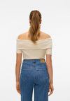 Vero Moda Jada Off Shoulder Top, Birch