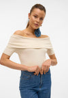 Vero Moda Jada Off Shoulder Top, Birch