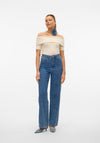 Vero Moda Jada Off Shoulder Top, Birch