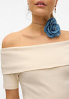 Vero Moda Jada Off Shoulder Top, Birch