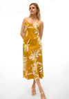 Vero Moda Keila Criss Cross Back Midi Dress, Chai Tea