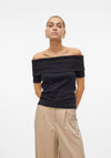 Vero Moda Jada Off Shoulder Top, Black