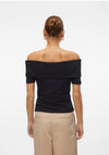 Vero Moda Jada Off Shoulder Top, Black