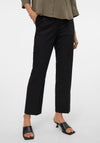 Vero Moda Kinsey Ankle Grazer Trousers, Black