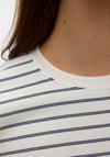 Vero Moda Aware Vani Striped T-Shirt, White & Navy